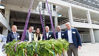 Paderborn: Richtfest des Hauptbahnhofs
