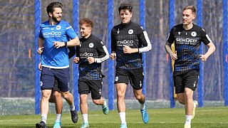 Arminia-Training am Dienstag, 12. April