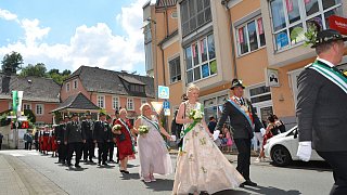 Schützenfest Oerlinghausen, Konzert, Empfang und Festumzug