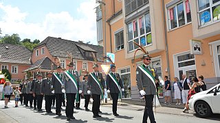 Schützenfest Oerlinghausen, Konzert, Empfang und Festumzug
