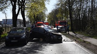 Heftiger Auffahrunfall auf der B61 in Gütersloh
