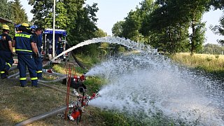 Fischesterben in der Ems: THW pumpt Wasser aus dem Fluss