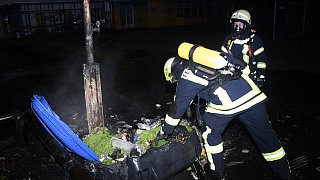 Erneut brennt ein Papiercontainer in Friedrichsdorf