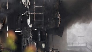 Kraftwerk in Veltheim brennt