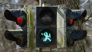 Besondere Ampelmännchen in ganz Deutschland