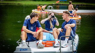 Bilder von Arminias viertem Tag im Trainingslager