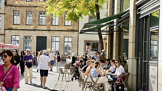 Wunderschöner Spätsommer in der Bielefelder Altstadt
