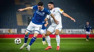 Arminia schlägt Saarbrücken 3:1.