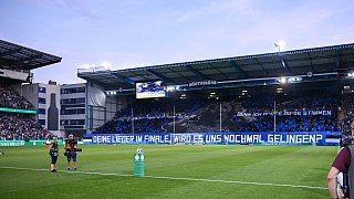 Arminia Bielefeld schlägt Werder Bremen 1:0.