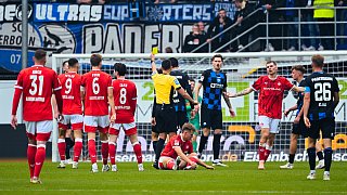 SC Paderborn gegen 1. FC Kaiserslautern