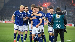 Arminia Bielefeld schlägt Werder Bremen 2:1.