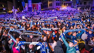 Die schönsten Bilder vom Public Viewing in Bielefeld