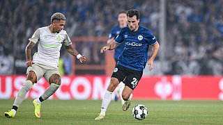 Arminia Bielefeld schlägt Werder Bremen 1:0.