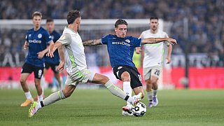 Arminia Bielefeld schlägt Werder Bremen 1:0.