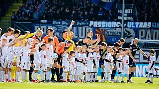 SC Paderborn gegen 1. FC Köln - Impressionen vom Spiel