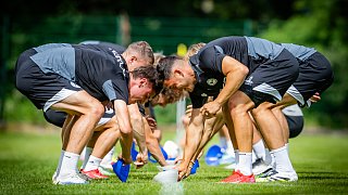 Bilder von Arminias viertem Tag im Trainingslager