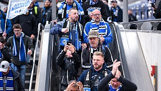 Die schönsten Bilder vom Arminia-Fanfest in Berlin