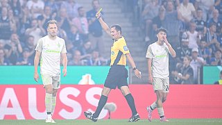 Arminia Bielefeld schlägt Werder Bremen 1:0.