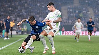 Arminia Bielefeld schlägt Werder Bremen 1:0.