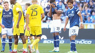Arminia Bielefeld und Alemannia Aachen trennen sich 1:1.