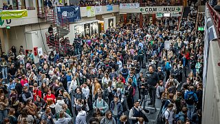 Begrüßung der Erstsemester an der Uni Bielefeld