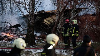 DHL-Flugzeug stürzt in Litauen ab