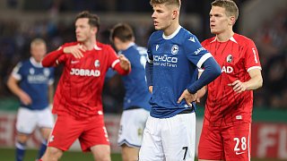 Arminia schlägt Freiburg 3:1.