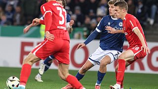 Arminia schlägt Freiburg 3:1.