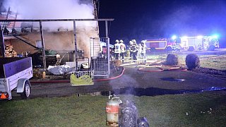 Garagenbrand in Liemke