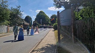Die erste Schützenkönigin in Ovenhausen