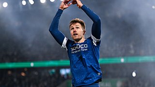 Pokalsensation in Bielefeld : Arminia Bielefeld fährt nach Berlin