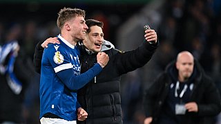 Pokalsensation in Bielefeld : Arminia Bielefeld fährt nach Berlin