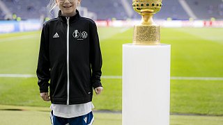 Die elf Einlaufkinder aus OWL bei Arminias Pokalfinale