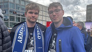 Die schönsten Bilder vom Arminia-Fanfest in Berlin