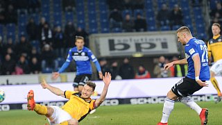 Arminia verliert 2:3 gegen Dresden