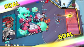 «Omega Strikers»: Airhockey-Fußball-Mix mit Showpotenzial