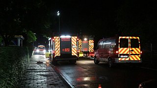 Spexard: Feuerwehr und THW im Dauereinsatz