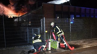 Borgholzhausen: Großbrand bei Schüco