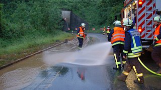 Höxter: Starkregen in Ottbergen
