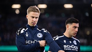Pokalsensation in Bielefeld : Arminia Bielefeld fährt nach Berlin
