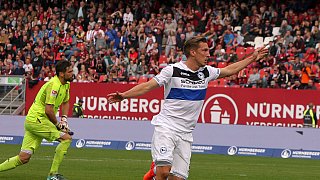 Arminia gewinnt 2:1 gegen Nürnberg