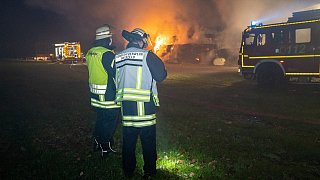 Großbrand in Bielefeld Jöllenbeck