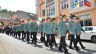 Schützenfest Oerlinghausen, Konzert, Empfang und Festumzug