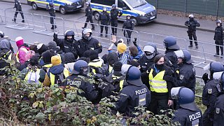 Massenprotest gegen AfD-Jugend in Gießen