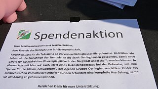 Bierpolonaise der Schützen