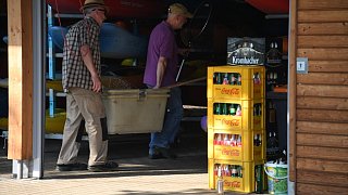 Fischesterben in der Ems: THW pumpt Wasser aus dem Fluss