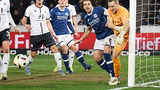 Arminia Bielefeld schlägt Ingolstadt 1:0.
