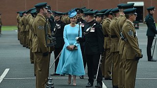 Gräfin Sophie von Wessex besucht das 5th Rifle Regiment in Paderborn