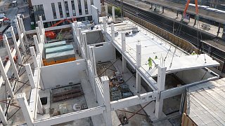 Paderborn: Baufortschritt am Hauptbahnhof