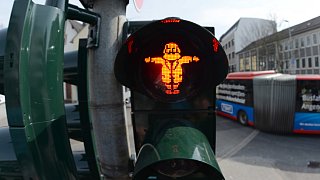 Besondere Ampelmännchen in ganz Deutschland